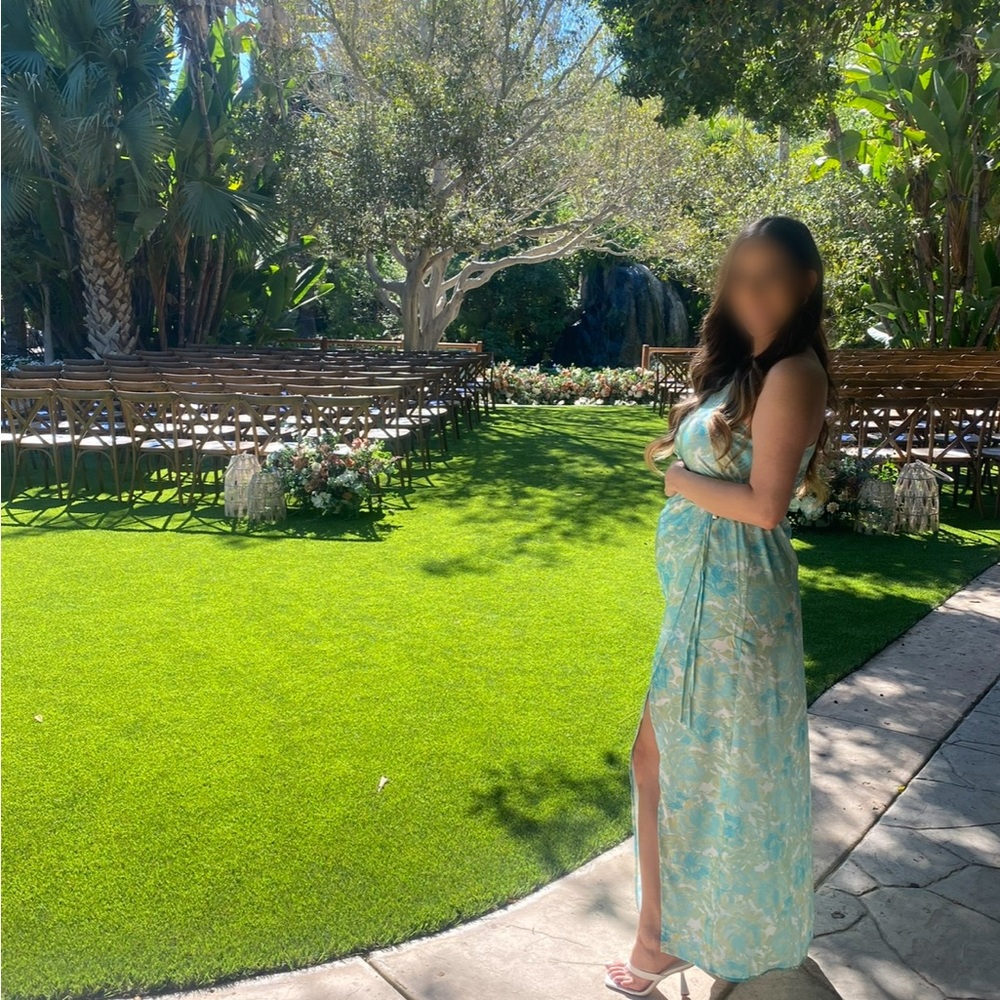 Elegant Floral Maxi Dress